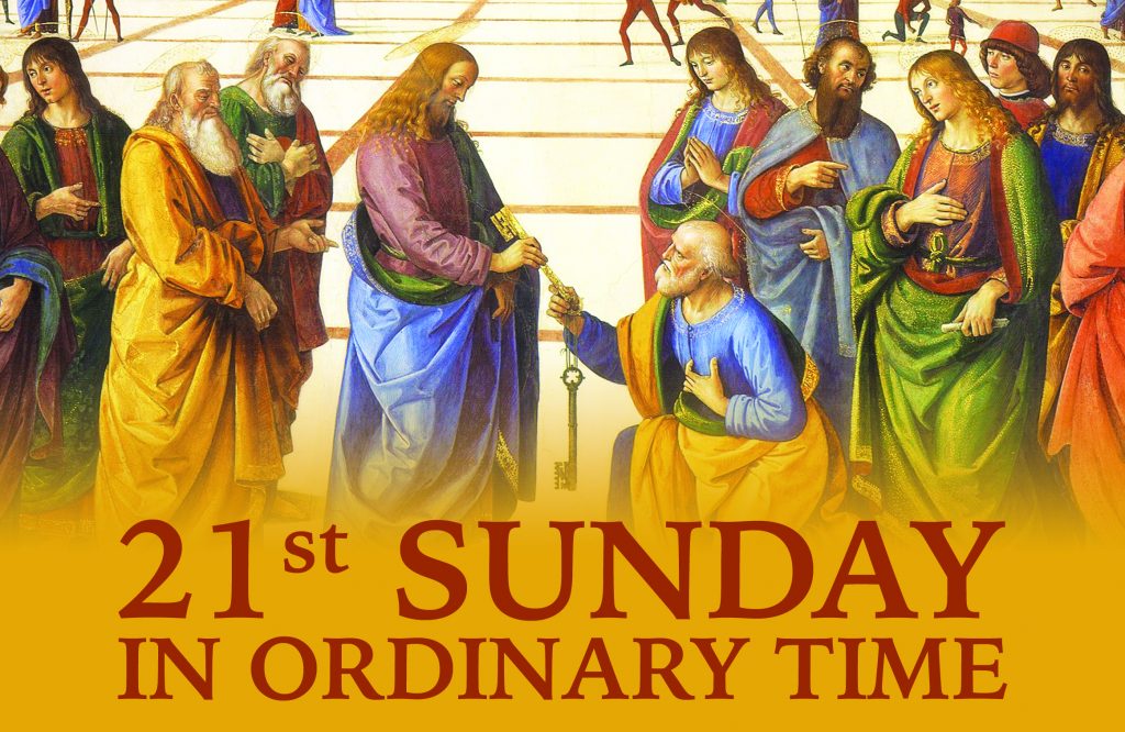 Twentyfirst Sunday in Ordinary Time August 23, 2020 The Parish of
